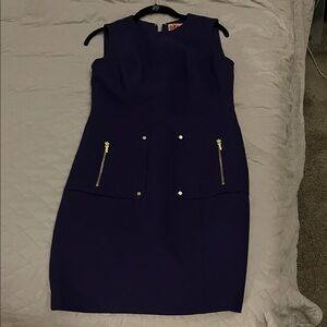 Tory Burch Deep Purple Mini Dress